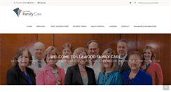 Desktop Screenshot of leawoodfamilycare.com